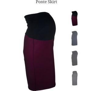 Maternity skirt. Midi